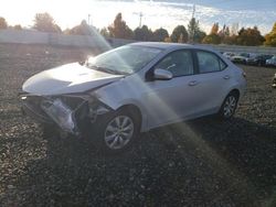 Toyota Corolla salvage cars for sale: 2015 Toyota Corolla L