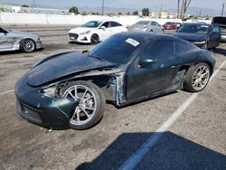 Porsche Cayman salvage cars for sale: 2018 Porsche Cayman