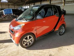 Smart Fortwo salvage cars for sale: 2008 Smart Fortwo Passion