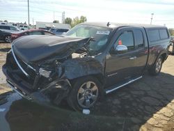 Salvage trucks for sale at Woodhaven, MI auction: 2010 GMC Sierra K1500 SLT