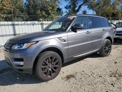 Land Rover salvage cars for sale: 2016 Land Rover Range Rover Sport HSE