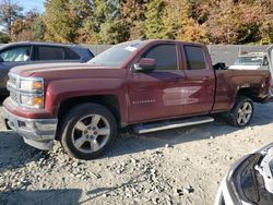 Chevrolet Silverado k1500 lt salvage cars for sale: 2015 Chevrolet Silverado K1500 LT