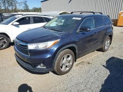 Toyota Highlander salvage cars for sale: 2014 Toyota Highlander Limited