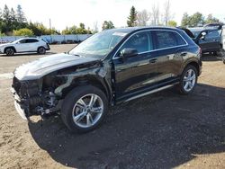 Salvage cars for sale from Copart Bowmanville, ON: 2021 Audi Q3 Premium Plus S Line 45