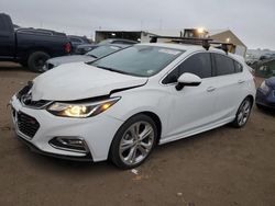 Chevrolet Cruze salvage cars for sale: 2017 Chevrolet Cruze Premier