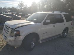 Ford Expedition salvage cars for sale: 2007 Ford Expedition Limited