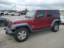 Jeep Wrangler salvage cars for sale: 2012 Jeep Wrangler Unlimited Sport