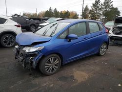 Honda fit salvage cars for sale: 2015 Honda FIT EX