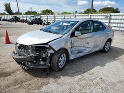 Toyota Corolla salvage cars for sale: 2019 Toyota Corolla L