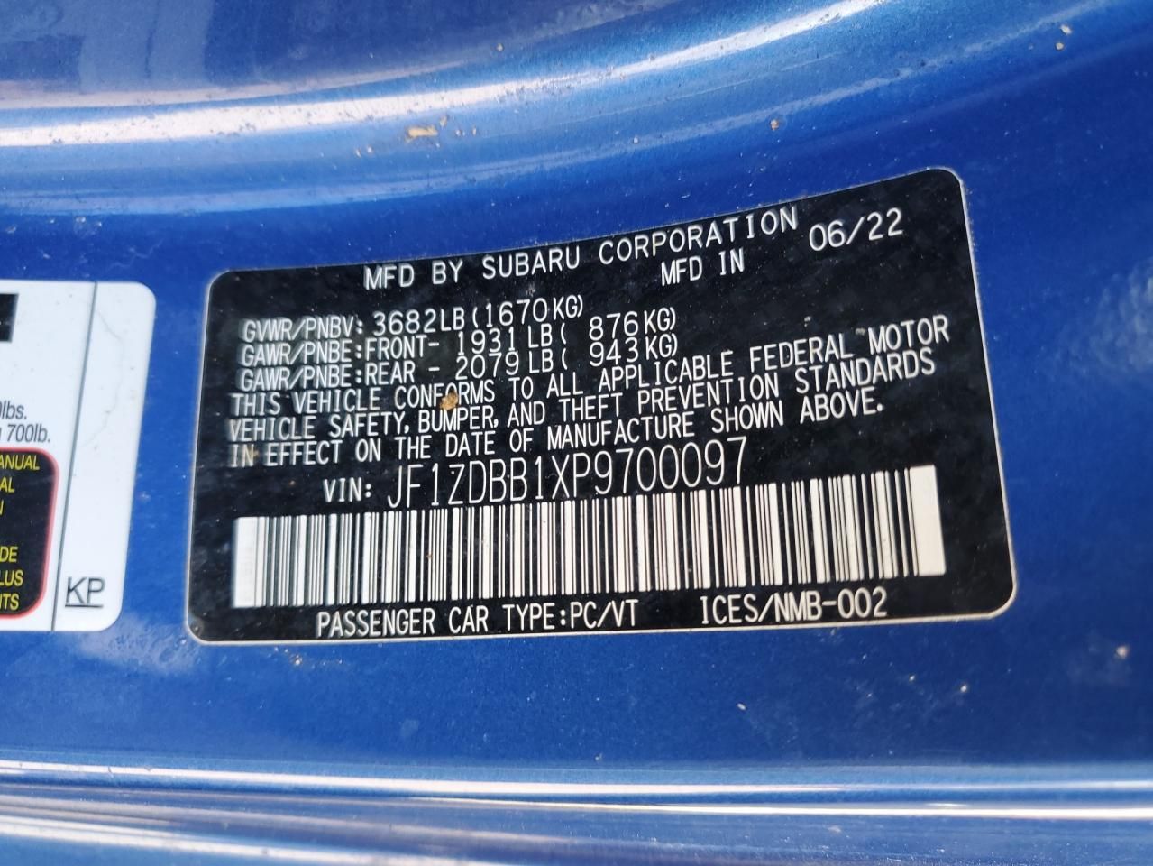 2023 Subaru Brz Premium