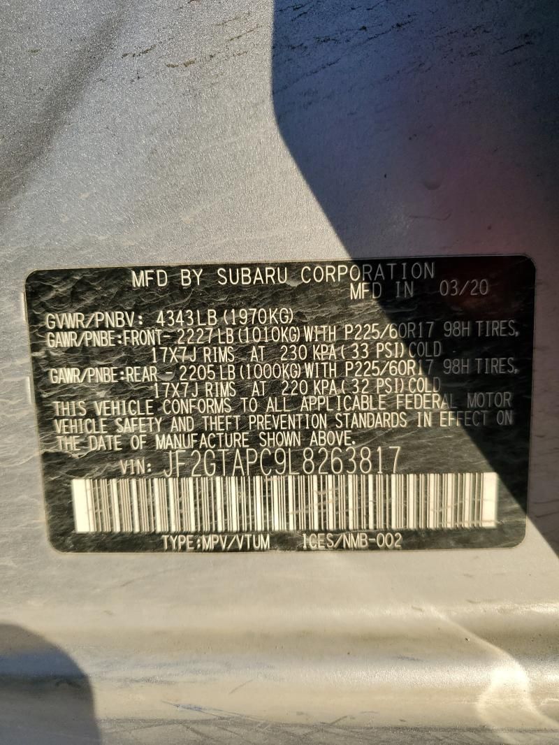 2020 Subaru Crosstrek Premium