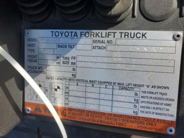 2015 Toyota 8FGCU20