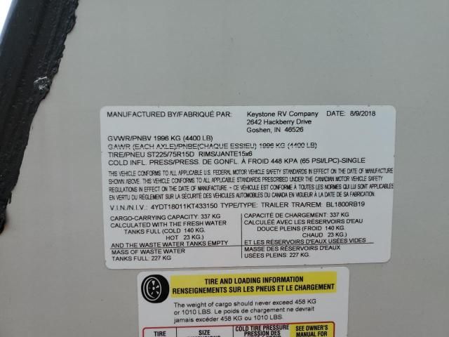 2019 Other Recreational Vehicl Other