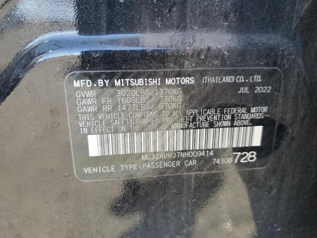 2022 Mitsubishi Mirage es