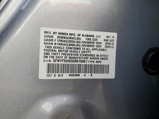 2016 Honda Pilot Elite