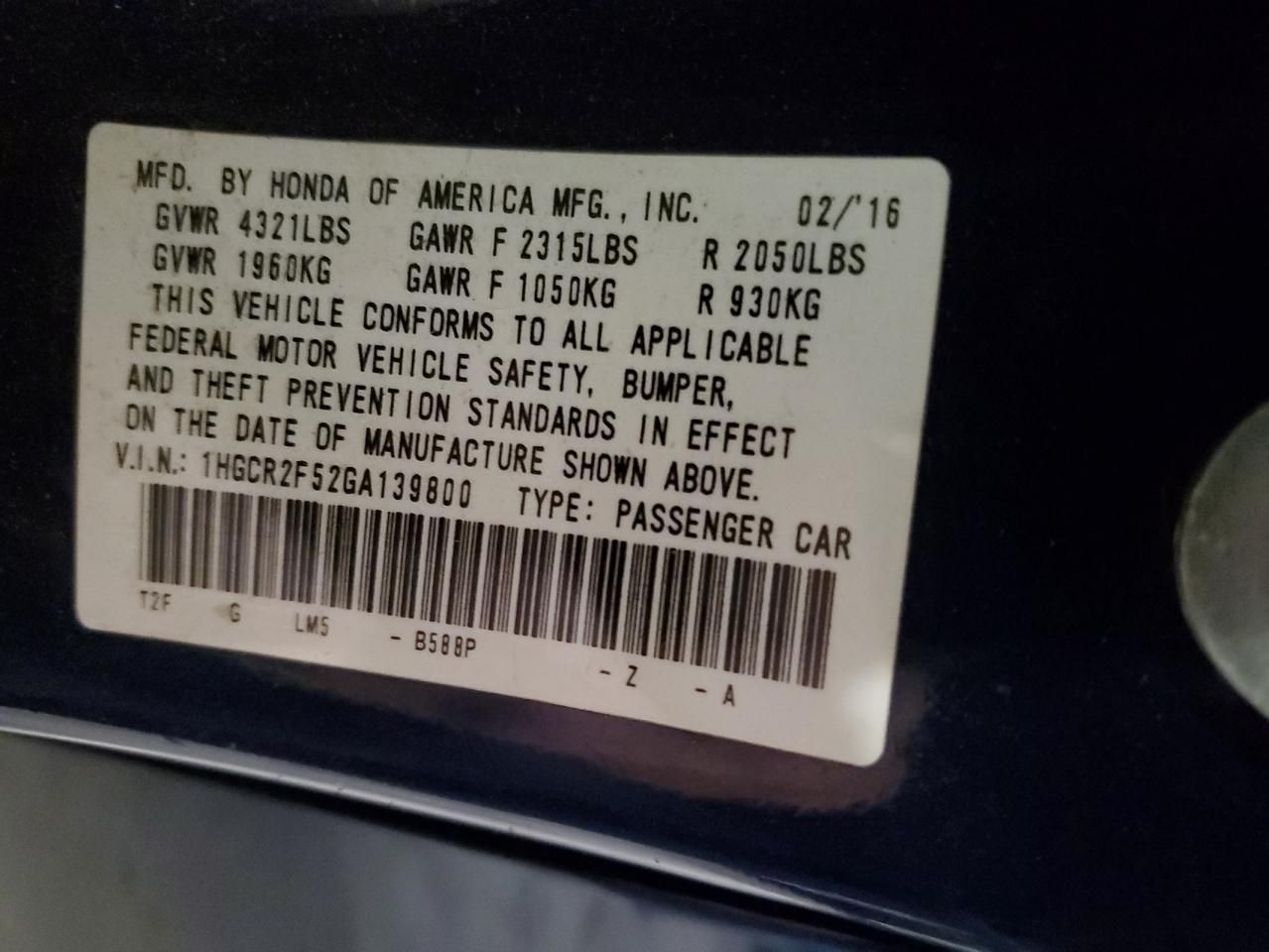 2016 Honda Accord Sport