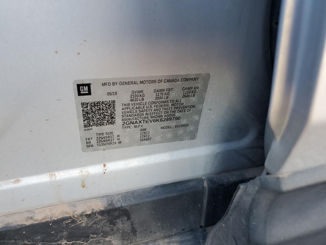 2019 Chevrolet Equinox lt