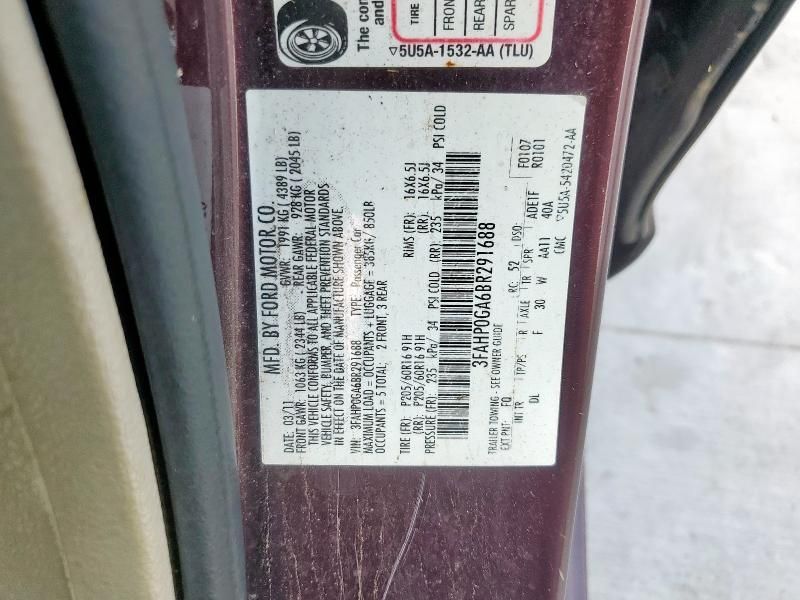 2011 Ford Fusion S