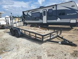 Salvage trucks for sale at Theodore, AL auction: 2024 Byright 18 FT Flatbed Trailer