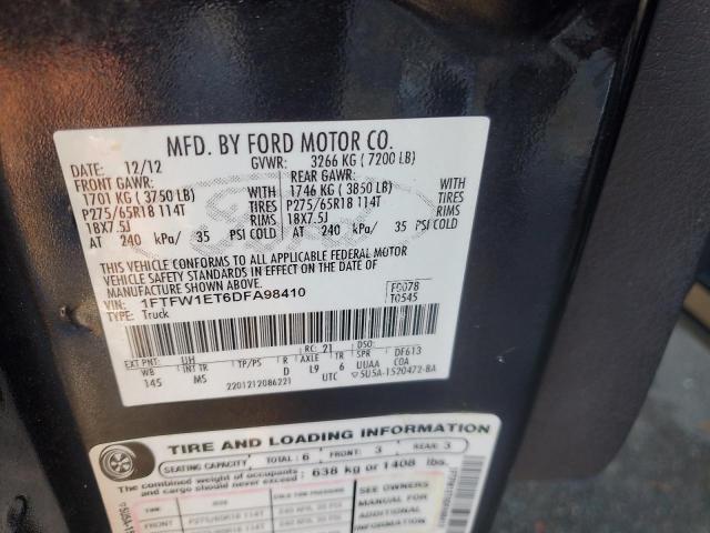 2013 Ford F150 Supercrew