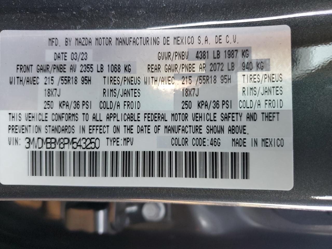 2023 Mazda Cx-30 Select