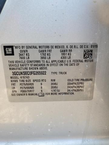2015 Chevrolet Silverado K1500 LTZ