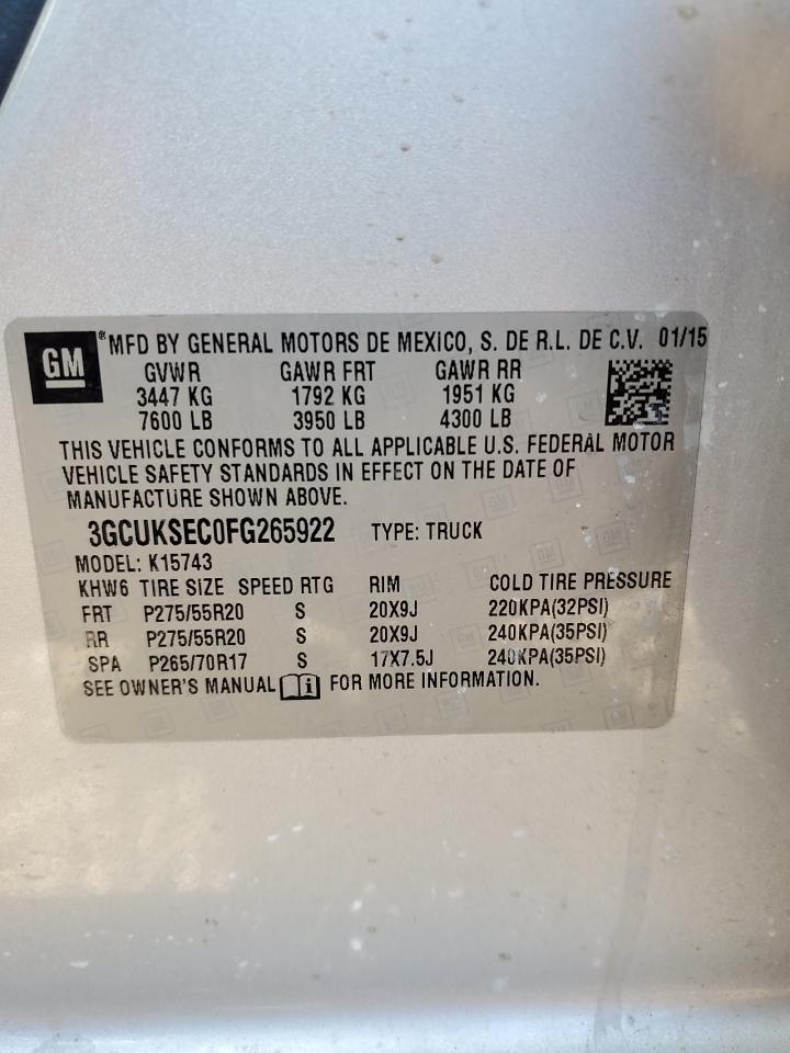 2015 Chevrolet Silverado K1500 LTZ
