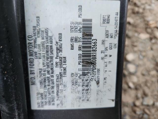 2011 Ford Fusion se