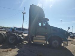 Salvage trucks for sale at Moraine, OH auction: 2014 Peterbilt 579 Semi Truck