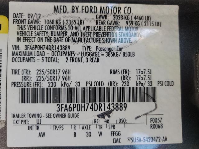 2013 Ford Fusion SE