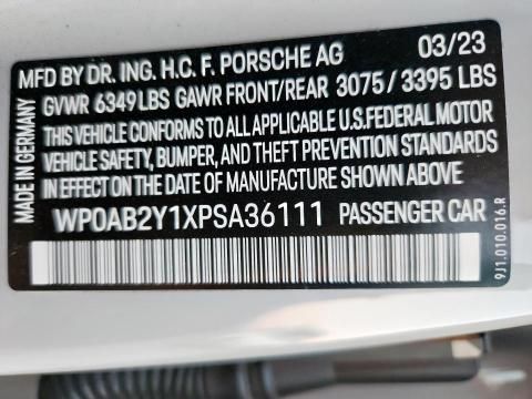 2023 Porsche Taycan 4S