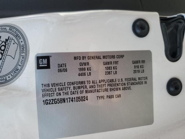 2007 Pontiac G6 Base