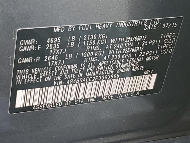 2015 Subaru Outback 2.5i Premium
