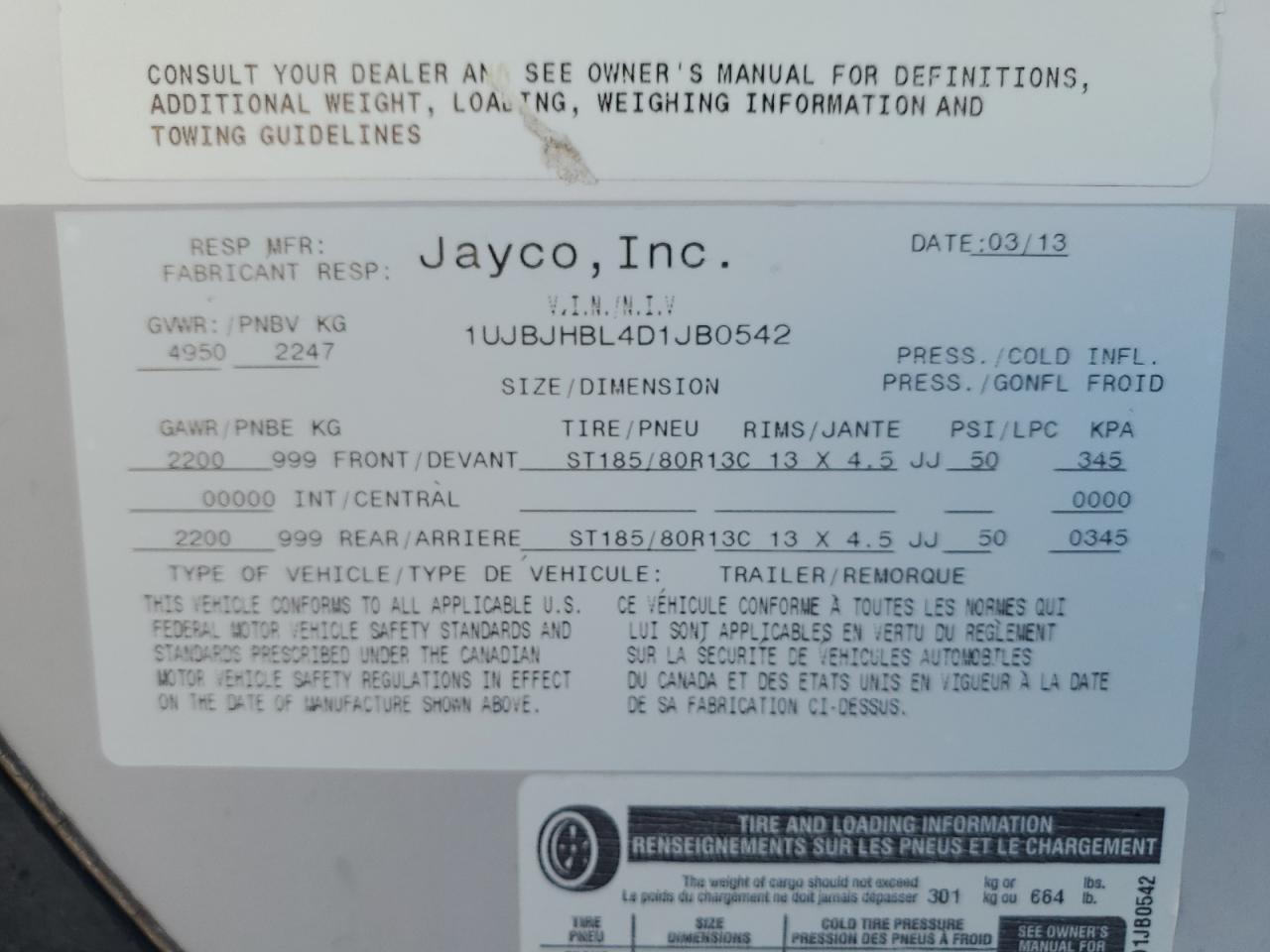2013 Jayco Jayfeather