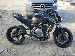 Salvage motorcycles for sale at Waldorf, MD auction: 2019 Kawasaki ER650 G