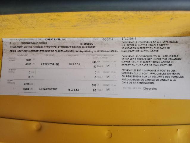 2014 Chev Rolet Express School Bus