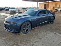 Salvage cars for sale from Copart Houston, TX: 2015 Chevrolet Camaro 2SS
