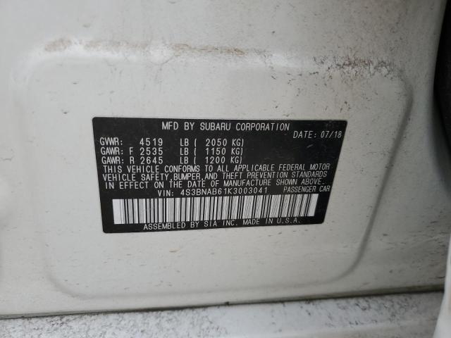 2019 Subaru Legacy 2.5i