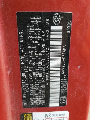 2007 Toyota Camry le