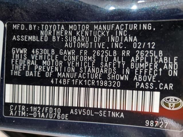 2012 Toyota Camry Base
