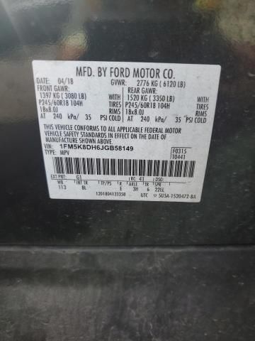 2018 Ford Explorer xlt