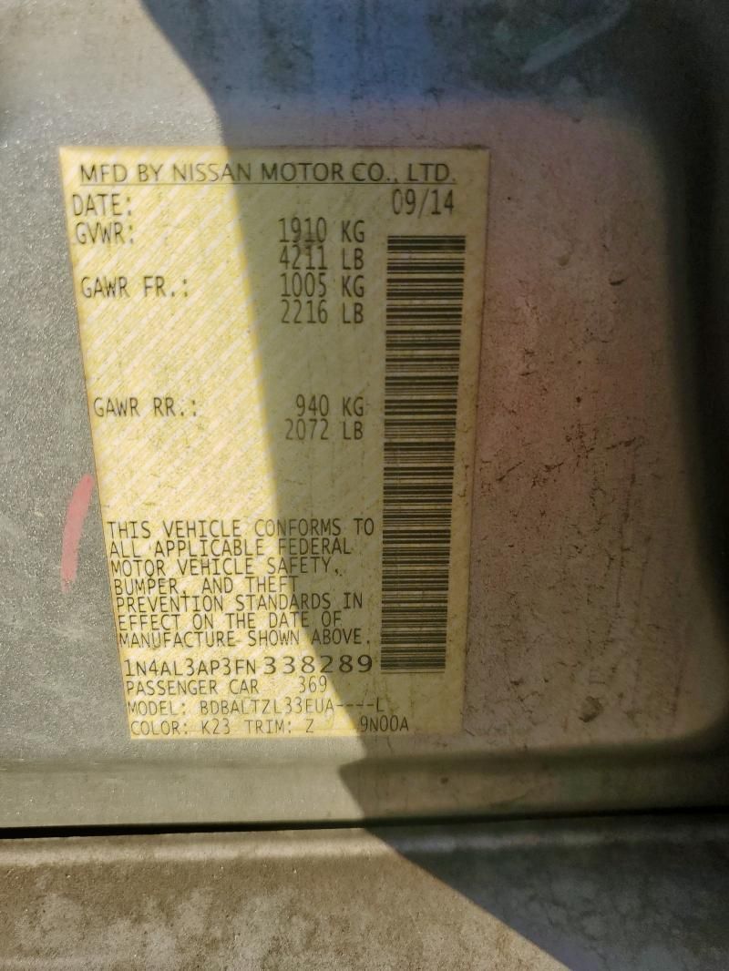 2015 Nissan Altima 2.5