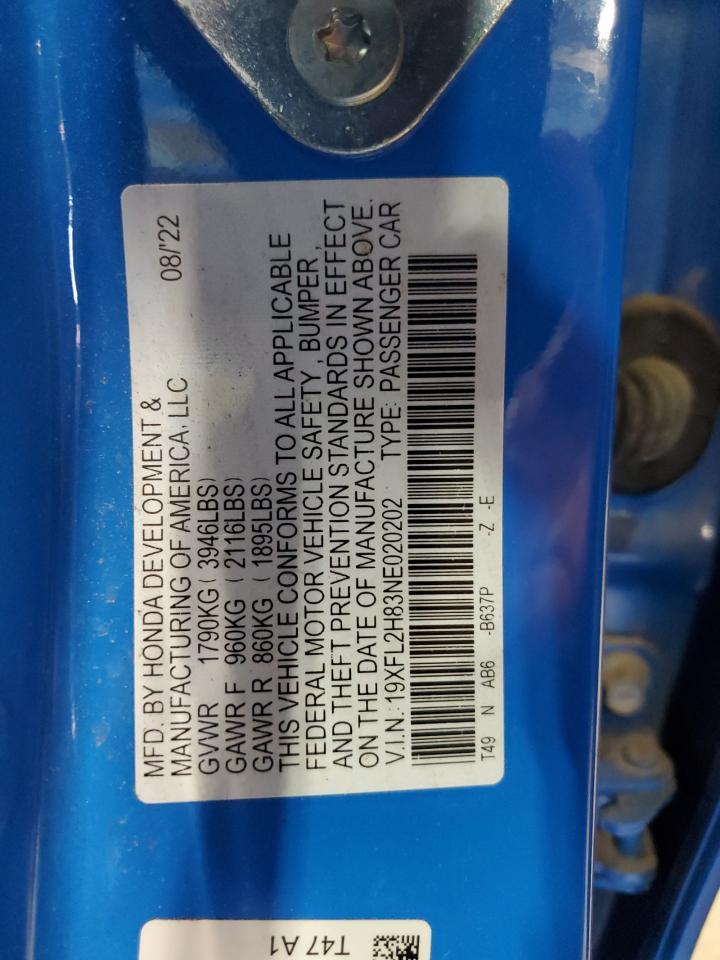 2022 Honda Civic Sport