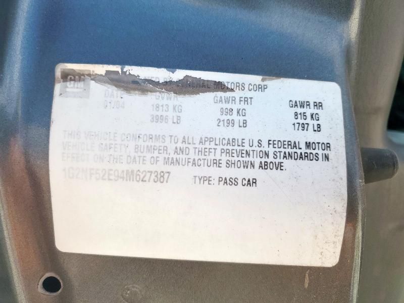 2004 Pontiac Grand AM SE1