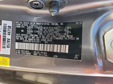 2014 Toyota Sienna XLE