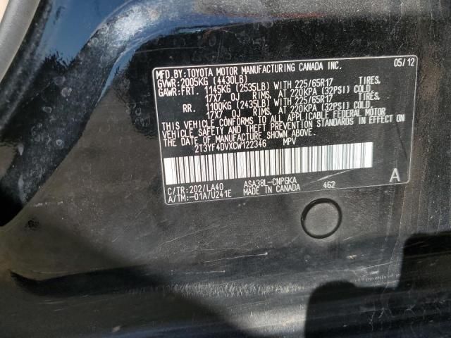 2012 Toyota Rav4 Limited