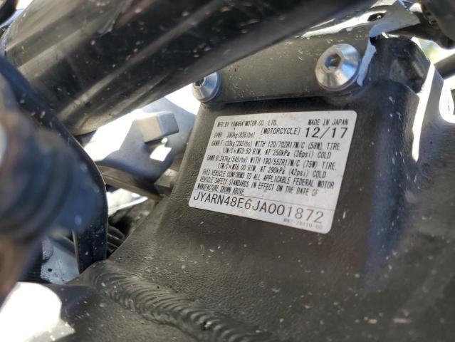 2018 Yamaha MTN1000