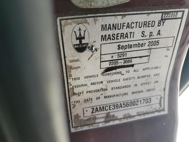 2006 Maserati Quattroporte M139