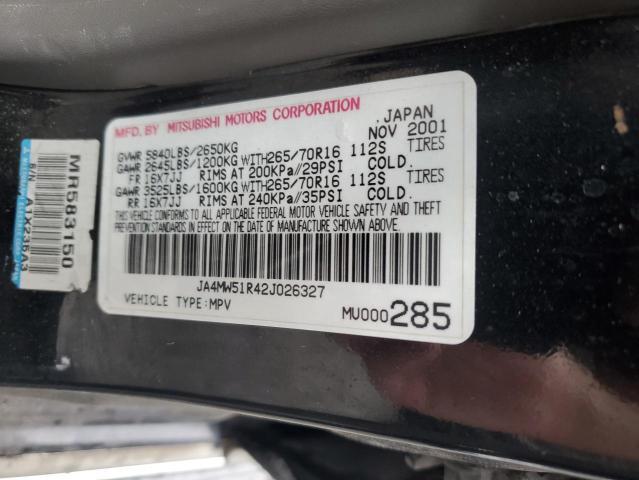 2002 Mitsubishi Montero Limited