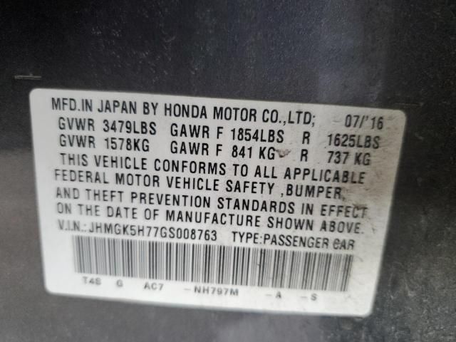 2016 Honda Fit ex